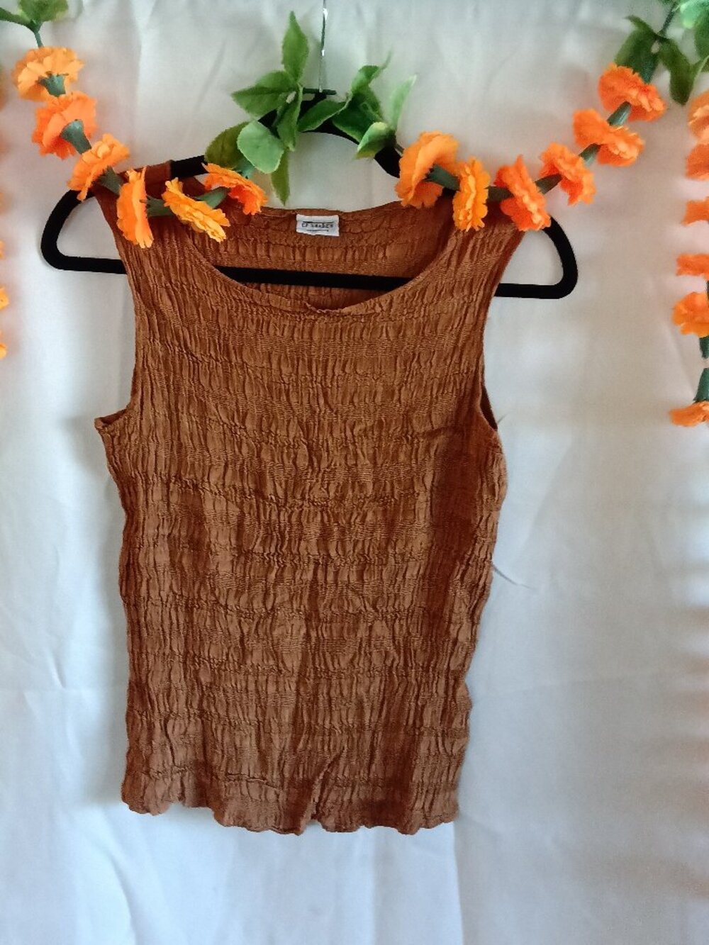 Vintage CP Shades Crinkle Tank Top - Small